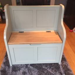 Monks Bench - Settle Pew With Storage Bespoke Sizes Available - thumbnail 4