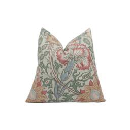 William Morris - Pink & Rose Eggshell/Cushion Cover Throw Pillow Designer Home Decor - thumbnail 1