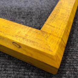 11x14 Quartersawn Curly Maple Slight Spalt With Yellow Dye Picture Frame cmy2 - thumbnail 2