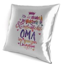 Decorative Pillow For The Absolutely Most Perfect Grandma - thumbnail 3