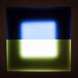 Meta Square - Geometric Abstract Light Art Wall Lamp Led Light Box Frosted Plexiglass Luminaire - thumbnail 2
