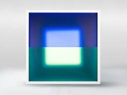 Meta Square - Geometric Abstract Light Art Wall Lamp Led Light Box Frosted Plexiglass Luminaire - thumbnail 1
