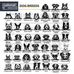 Tailored Custom Dog Breed Welcome Mat For Canine Enthusiasts - Your Pooch in Style With A Customized Portrait Owner Gift