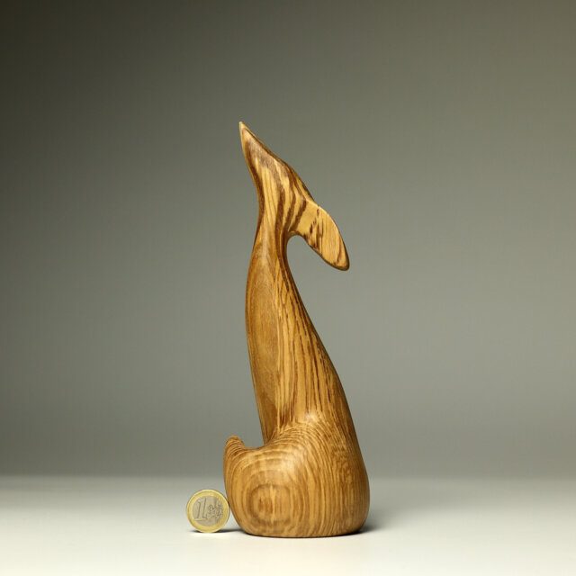 Wooden Fox Sculpture - 7 - image 1