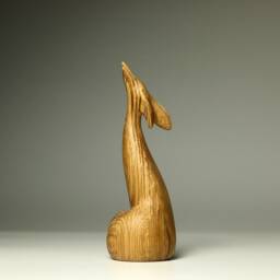 Wooden Fox Sculpture - 7 - thumbnail 4