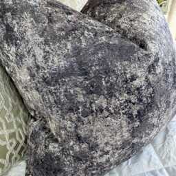 Luxury Cushion Cover, Purple Fusion Marble Pillow Throw Modern Design/Clarke & Fabric High Quality - Double Sided - thumbnail 2