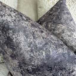 Luxury Cushion Cover, Purple Fusion Marble Pillow Throw Modern Design/Clarke & Fabric High Quality - Double Sided - thumbnail 3