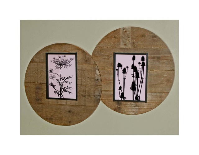 5x7 Picture Double Frame Reclaimed Wood - image 1