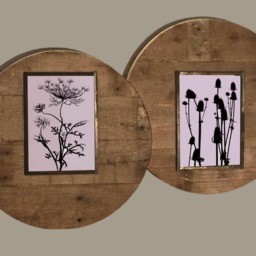 5x7 Picture Double Frame Reclaimed Wood - thumbnail 2