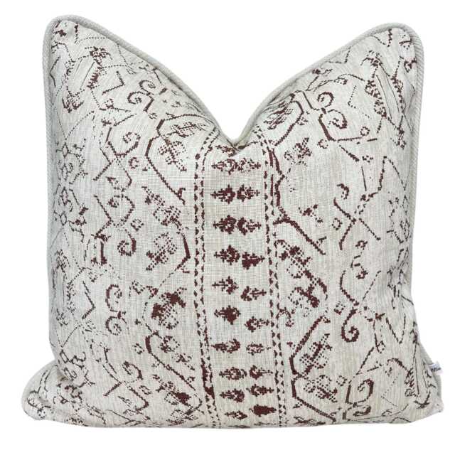 Soane Britain Designer Symi Linen Beige Neutral Fabric Sofa Cushion Pillow Cover Throw - image 1