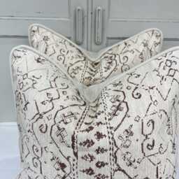 Soane Britain Designer Symi Linen Beige Neutral Fabric Sofa Cushion Pillow Cover Throw - thumbnail 3