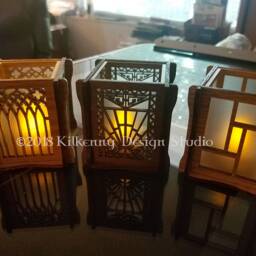 Arch Solid Wood Candle Holder For Table, Bookshelf, Whimsigoth Decor, Goth Gifts Her, Tealight Holder, Witchy Best Friends - thumbnail 3