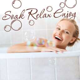 Soak-Relax-Enjoy Bubbles Vinyl Bathroom Quote Art Wall Sticker-Decal Decoration - thumbnail 2