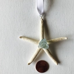 Hawaii Sea Glass Starfish Christmas Tree Ornament - thumbnail 3