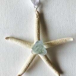Hawaii Sea Glass Starfish Christmas Tree Ornament - thumbnail 4