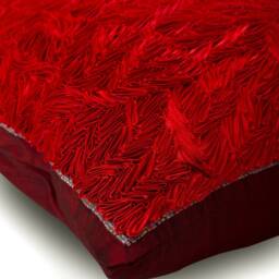 "Decorative Red Pillow Sham 24""x24""/26""x26" - thumbnail 2
