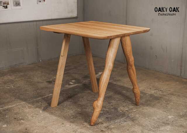 Hand-Crafted Oak Work Desk Modern Industrial Design - image 1