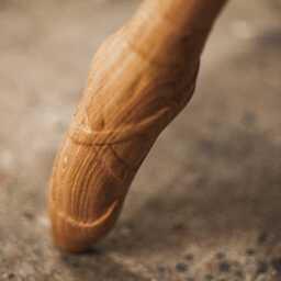 Hand-Crafted Oak Work Desk Modern Industrial Design - thumbnail 4