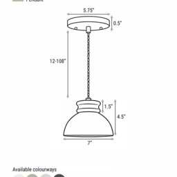 Small Pompeii - Ceramic Pendant Ceiling Light Handmade Minimalist Dome Hanging Fixture in Shadow Charcoal Gray - thumbnail 4