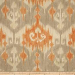 "Window Valance - Richloom Marlena Ikat Orange - 50"" X 16" - thumbnail 2