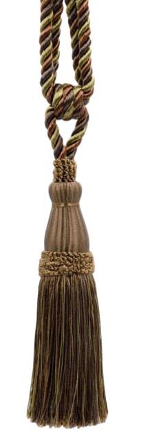 "D??copro Tassel Tieback, Length 8 1/2"" - 21.5cm, Spread 30" - image 1