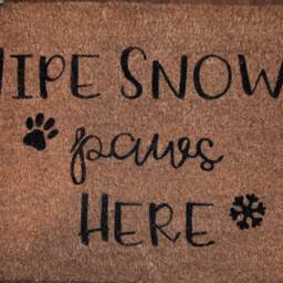 Wipe Snowy Paws Here - thumbnail 3