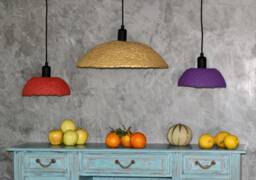 Paper Mache Lamp Kiran - thumbnail 1