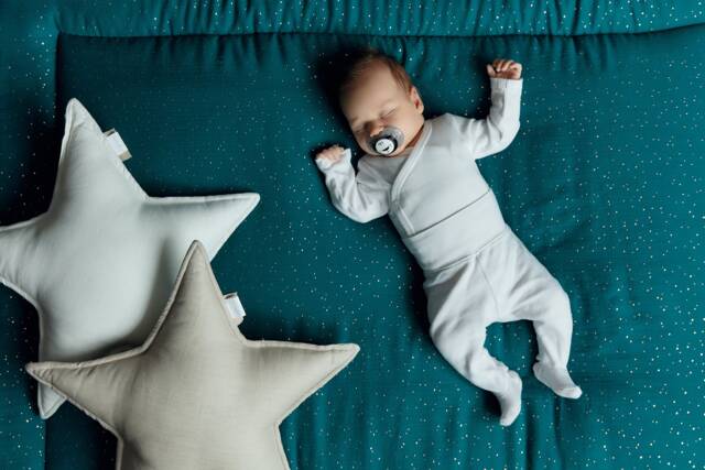 Kraftkids Play Mat Muslin Playpen Insert Golden Dots On Petrol 100 cm X 130 cm - image 1