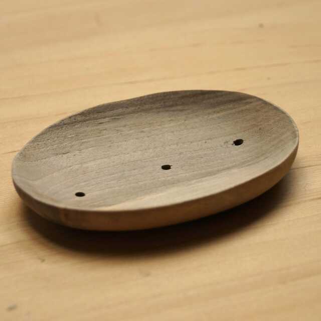 Walnut Wood Soap Dish - image 1
