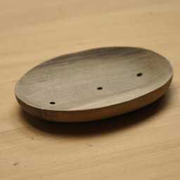 Walnut Wood Soap Dish - thumbnail 3