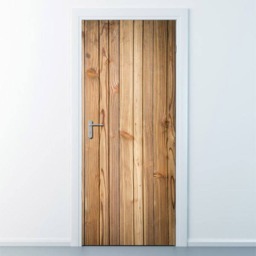 Wooden Planks Wall Sticker, Door Wood Decal, Textured Cover, Wallpaper Mural, Wrap For Fridge - thumbnail 2