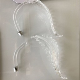 Leaf, Spare Part For Chandeliers With Broken Pieces, in Murano Blown Glass, Transparent - thumbnail 4