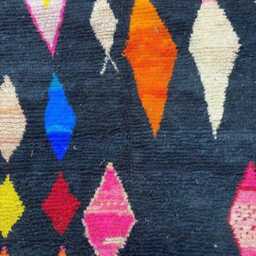 Handmade Beni Ourain Rug Moroccan Tribal Wool Rug - thumbnail 4