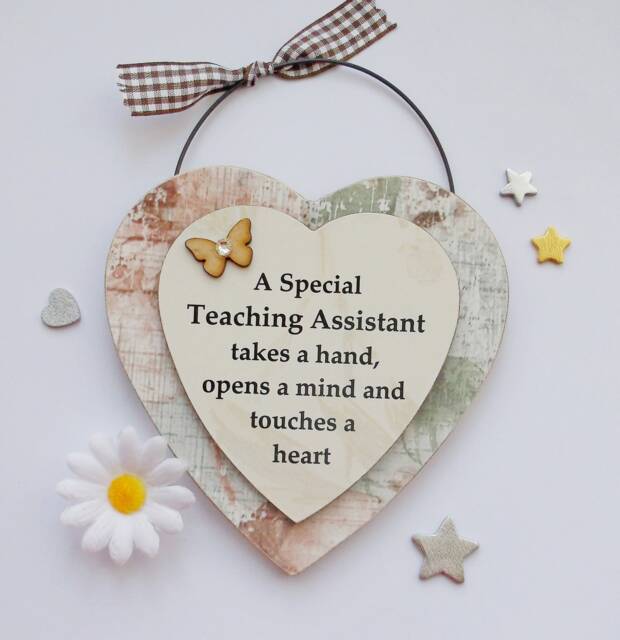 A Special Teaching Assistant Takes Aahand Opens A Mind & Touches Heart Double Wooden - image 1