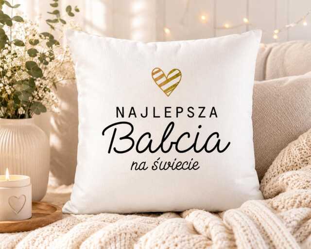 Gift For Grandma, Best Grandma Ever Pillow, Cushion, Mother's Day Gift, Prezent Dla Babci, Dzie?? Babci - image 1