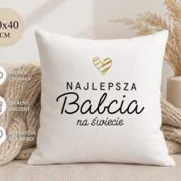 Gift For Grandma, Best Grandma Ever Pillow, Cushion, Mother's Day Gift, Prezent Dla Babci, Dzie?? Babci - thumbnail 2