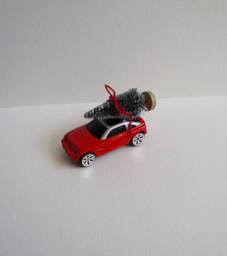 Altered, Maisto, Jeep, Jeepster, Toy, Collectible, Car, With Christmas Tree, Ornament, Decoration, Stocking Filler, Gift, Secret Santa, Son