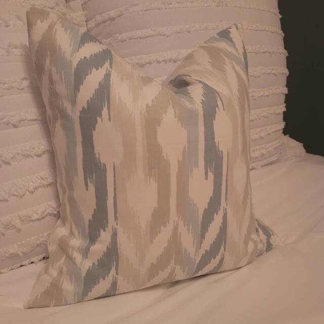 Blues.creams.gray.pillow Covers.slipcovers.toss Pillows.throw Pillows.accent Pillows.spring Decor.summer Decor Pillow Covers.cushion Covers - image 1
