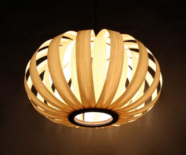 Wooden Paper Pendant Light Creative Decorative Lighting - image 1