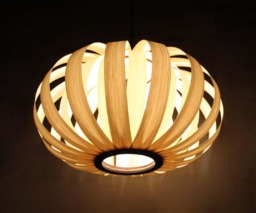 Wooden Paper Pendant Light Creative Decorative Lighting - thumbnail 1