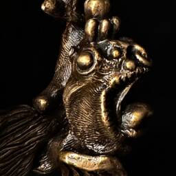 Bronze Fairy Art Sculpture, Visionary Fantasy Decor - thumbnail 4