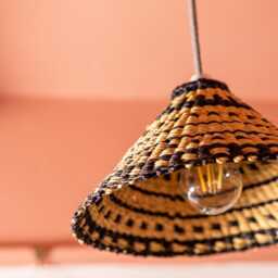 "Ghanaian Handwoven Light Shade " - thumbnail 2
