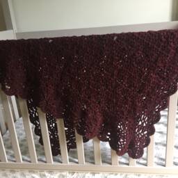 Maroon Baby Blanket - thumbnail 2