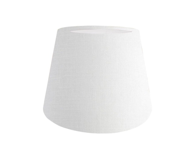 Leanne White Linen Empire Lampshade Ceiling Light/Table Lamp Pendant, Colourful Home Decor, Made in UK - image 1