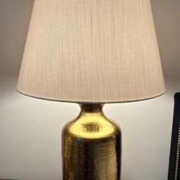 Leanne White Linen Empire Lampshade Ceiling Light/Table Lamp Pendant, Colourful Home Decor, Made in UK - thumbnail 2