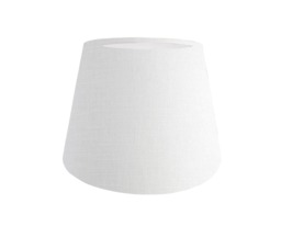 Leanne White Linen Empire Lampshade Ceiling Light/Table Lamp Pendant, Colourful Home Decor, Made in UK - thumbnail 1