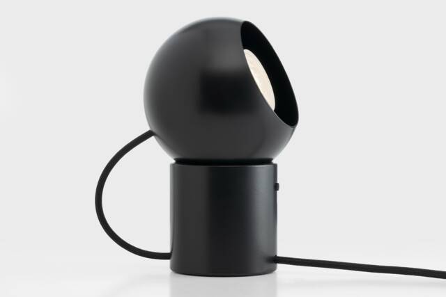 Hanson Magnetic Desk Mushroom Lamp Black Bedside Night Light With Shade New Modern Home Table Standing Fixture Housewarming Gift - image 1