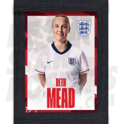 Lionesses Mead 24/25 Home Headshot Poster - Officially Licensed Product A4/A3 Framed Options Wall Decor - thumbnail 2