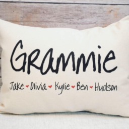Mother's Day, Grandparent Gift, Personalized Pillow, Mom, Mom Gift, Grandmother Grandparents Day, Gift For Her - thumbnail 3