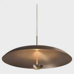 Mid Century Modern Brass Chandelier- Italian Chandelier Antique Patina- Sputnik Kalmar Lighting Fixture - thumbnail 3